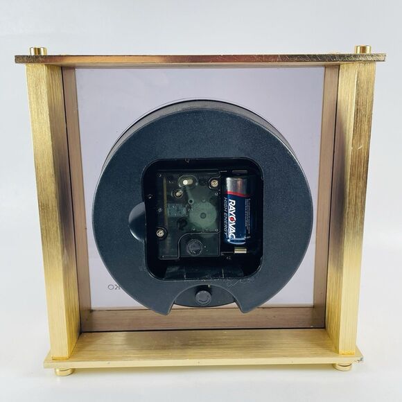 Vintage Seiko Quartz World Time Zone Clock With Airplane Second Hand Desk Mantle - Picture 13 of 16